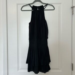 Ramy Brook Black Halter Mini Dress